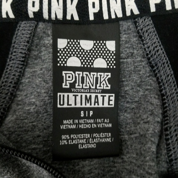 VS PINK | Gray/Black Ultimate Half-Zip Pullover S - Picture 6 of 6